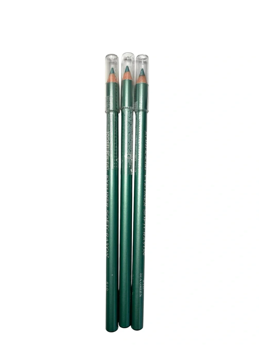 Love My Eyes Lot Of 3 Kohlkajal Soft Crayon Eyeliner Sea Green #810 New